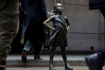 FILE PHOTO: The Fearless Girl