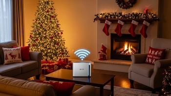 Las luces de Navidad sí