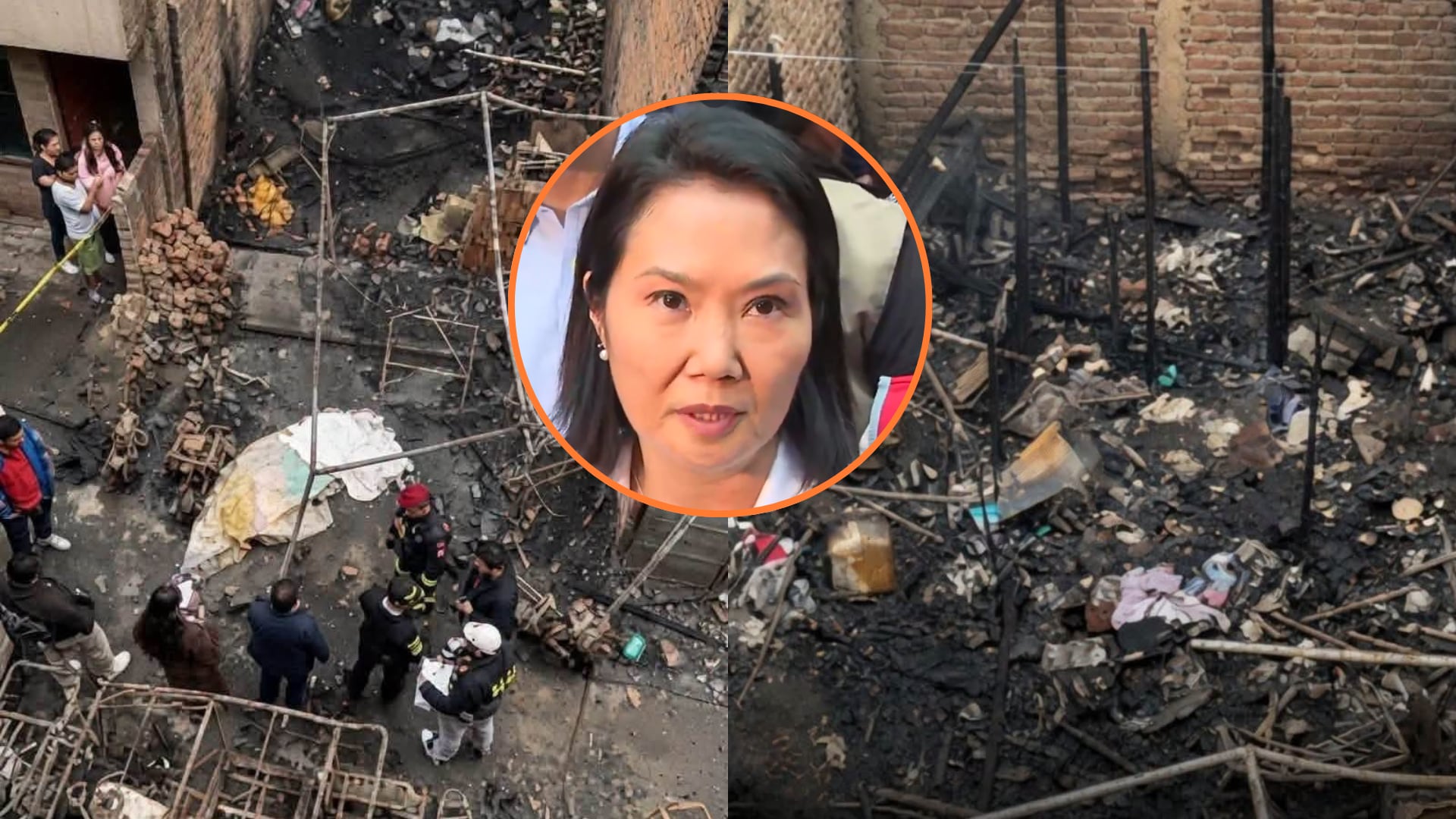 Keiko Fujimori se reunió con deudos de incendio en La Victoria que dejó 10 muertos: “Es una matanza terrible”