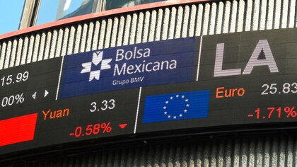 El indicador de referencia de la bolsa mexicana cerró este 10 de mayo con pérdida de 0.4%