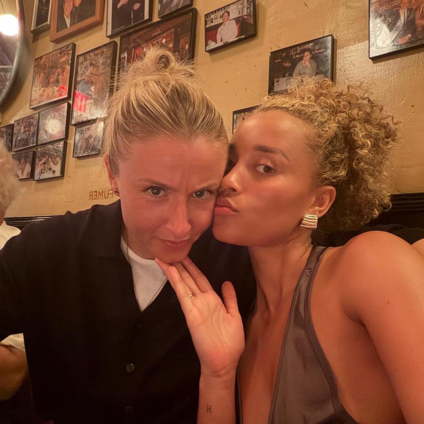 La pareja en un tierno momento (Instagram)