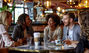 A través de los "Cafés