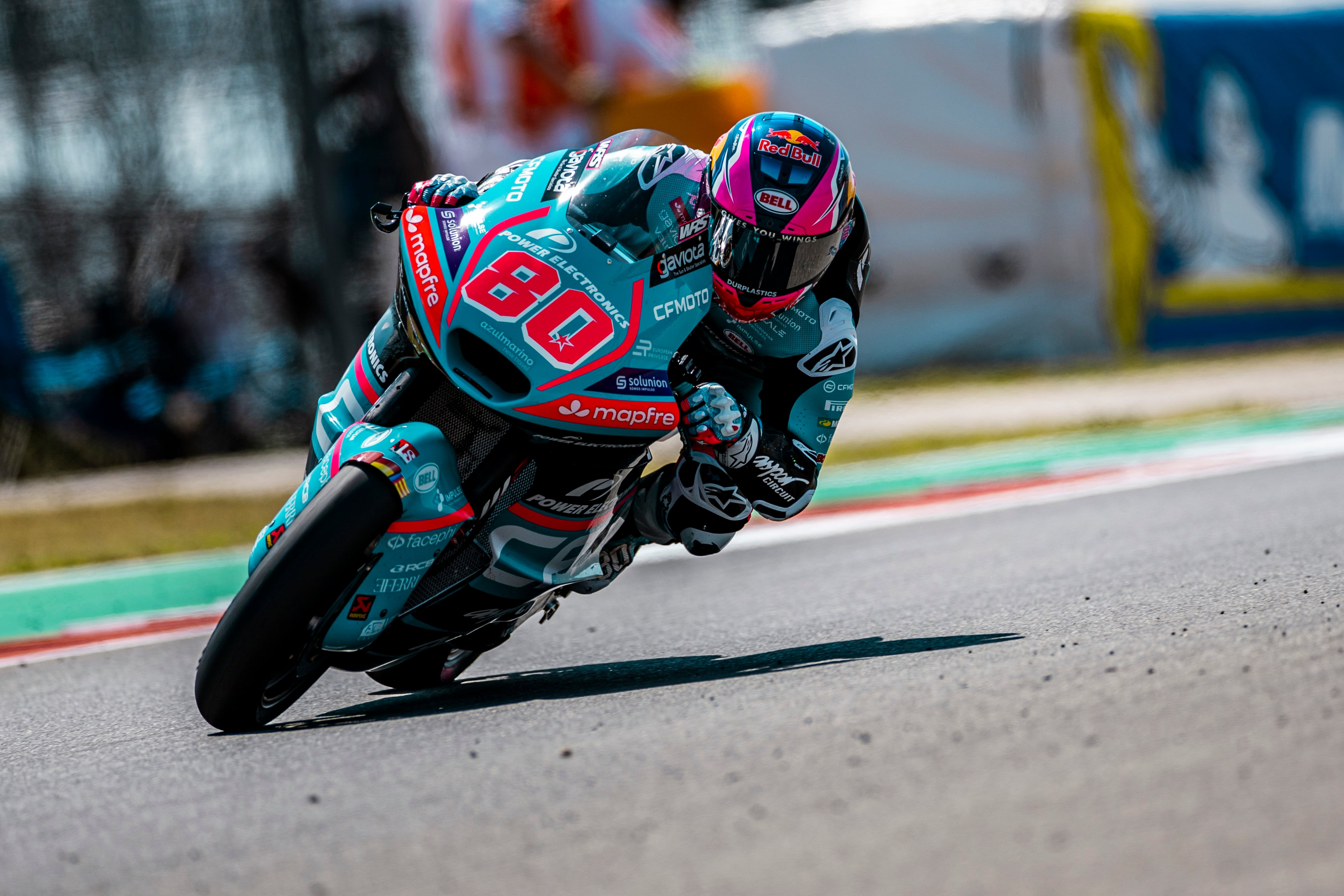 David Alonso ha tenido un buen fin de semana en Austin, por sus números en el Gran Premio de las Américas - crédito Aspar Team