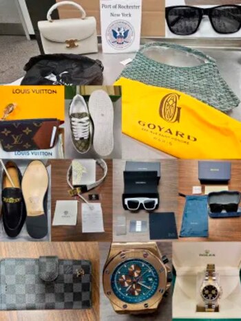 Los productos falsificados fueron puestos