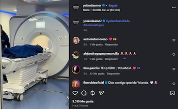 Andrade compartió un recuento visual de sus hospitalizaciones