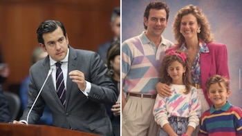 Políticos colombianos se sumaron a la tendencia viral de fotos tipo años 80 con IA: el ministro del Interior y un expresidente compartieron sus imágenes