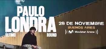 El artista programó un concierto en el Movistar Arena de Buenos Aires para este 28 de noviembre. (Instagram/ @paulolondra)