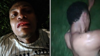 Imágenes del sujeto sin ropa y sometido circulan ampliamente en redes sociales y provocan debate sobre seguridad ciudadana - crédito Captura video