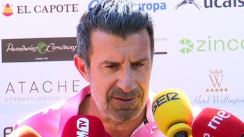 Luis Figo, en uno de sus mejores momentos: "Tengo una familia maravillosa"