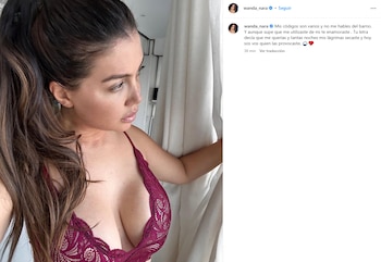 Wanda Nara y el posteo