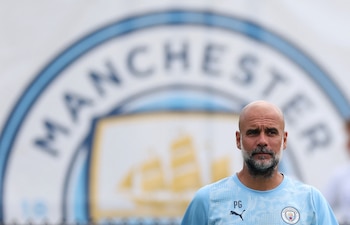 Pep Guardiola llegó al Manchester