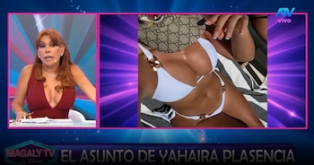 Magaly revela encuentro con Yahaira Plasencia tras demanda y cuenta qué hablaron: “Conversar civilizadamente”. Captura: Magaly TV La Firme.