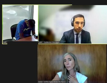 La audiencia imputativa a Bacan