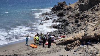 Fallece un bañista tras ser sacado del mar con signos de ahogamiento en La Tejita, en Granadilla (Tenerife)
