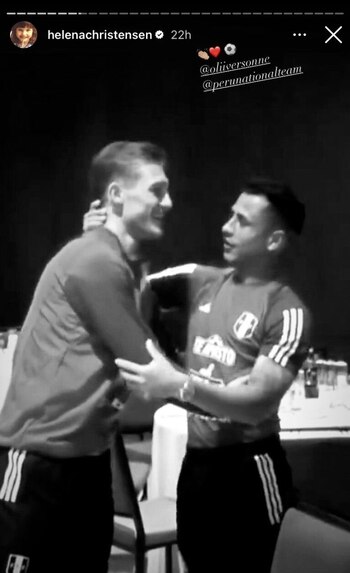 Helena Christensen celebró la llegada de Oliver Sonne al Perú. Instagram/@helenachristensen