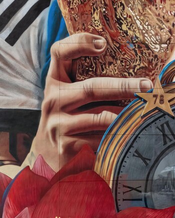 El detalle del relieve de