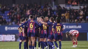 El Barça golea al Atlético