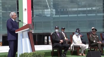 El presidente Andrés Manuel López