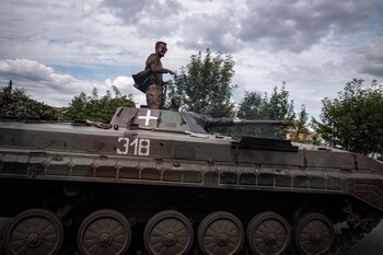 Una unidad mecanizada en el