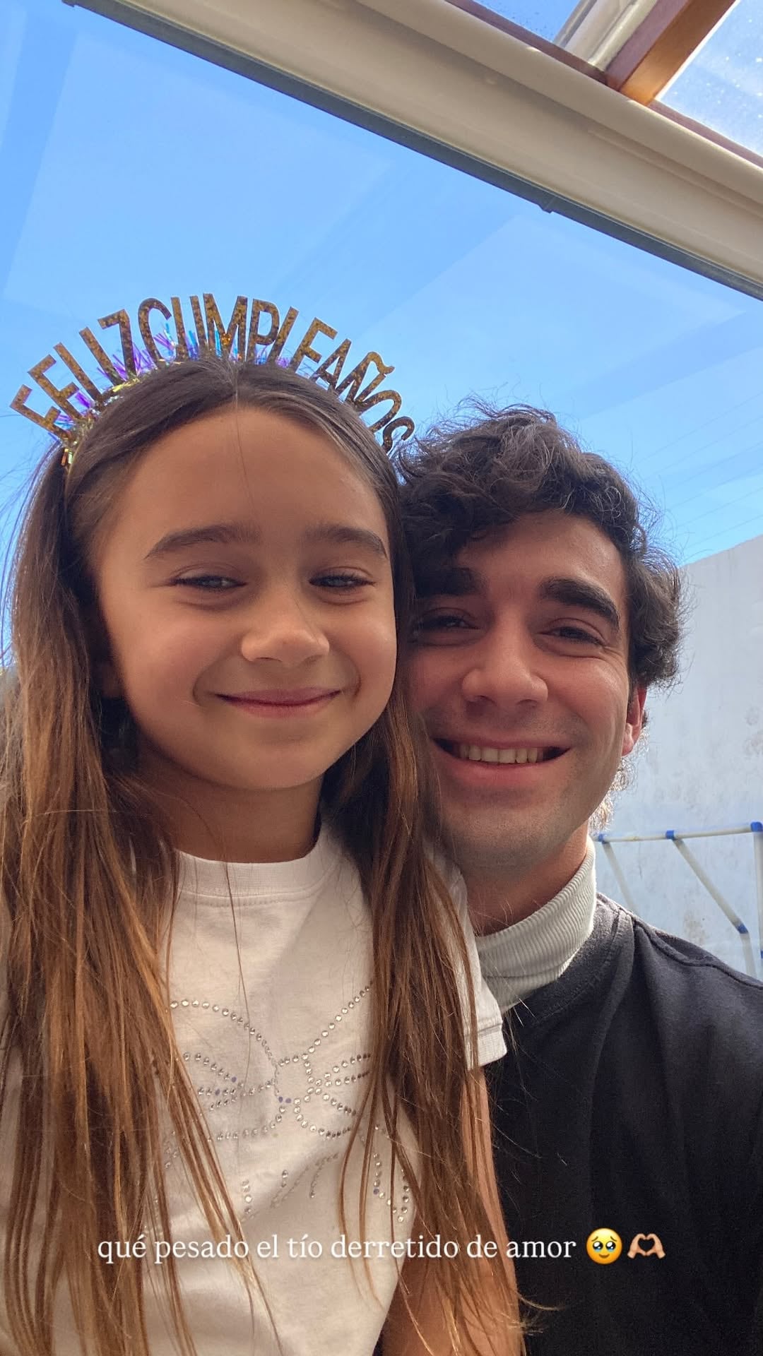 Junior estuvo presente en la celebración que hizo la familia (Instagram)
