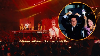 Presidente de Corea del Sur asiste al concierto de Stray Kids en el Estadio GNP