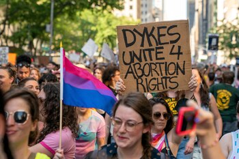 Una imagen de la Dyke Marche de este sábado en Nueva York (REUTERS/David 'Dee' Delgado).