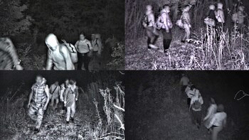 Los miles de migrantes, en