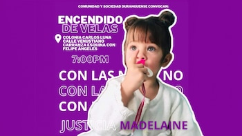 Vecinos buscan justicia por mano propia tras el asesinato de la niña Madeleine Martínez Olivas.