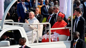 El papa Francisco en Kinshasa,