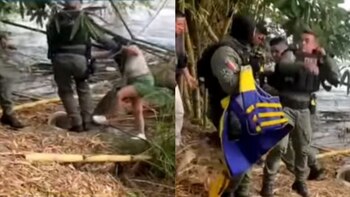 Rescataron una familia bogotana en