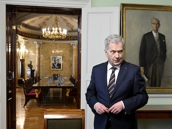 El presidente de Finlandia, Sauli Niinistö. (Markku Ulander/Vía REUTERS)