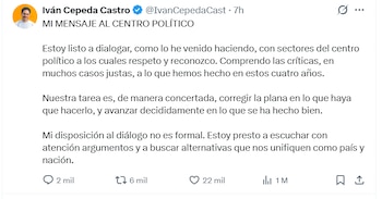 El candidato del Pacto Histórico abrió un diálogo con Claudia López y Sergio Fajardo para sumar respaldos decisivos antes del 21 de junio y ampliar su base más allá del progresismo- crédito Iván Cepeda/X