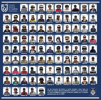 Ficha de detenidos (Foto: FGJCDMX)