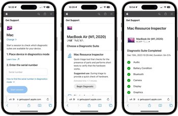 Servicio de diagnóstico web de