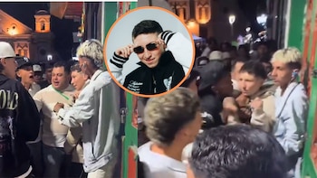 Este es el video de la violenta pelea callejera que protagonizó Cris Valencia: recibió varios puñetazos y señaló a fanáticos de Westcol