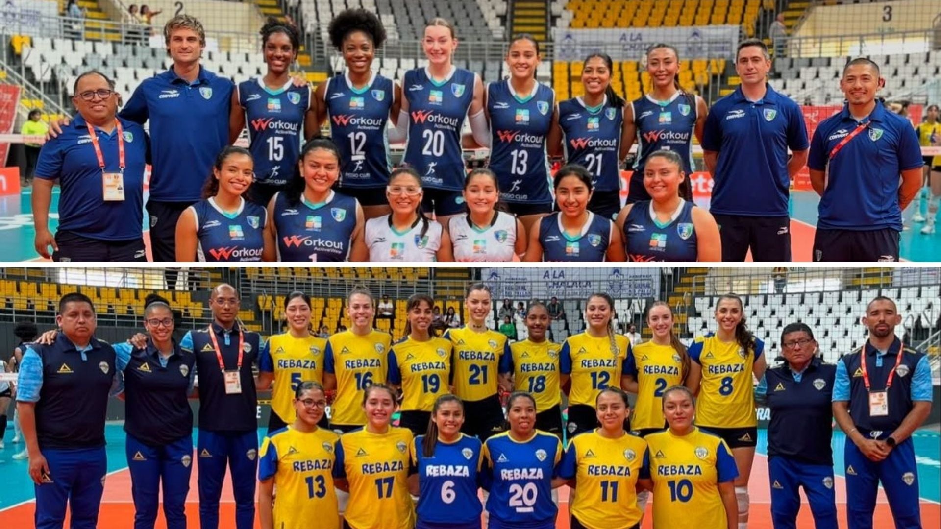 Rebaza Acosta choca con Deportivo Soan en la fecha 1 de la Liga Peruana de Vóley.