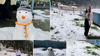 Fuerte granizada pinta de blanco varias comunidades de San Marcos, en Guatemala