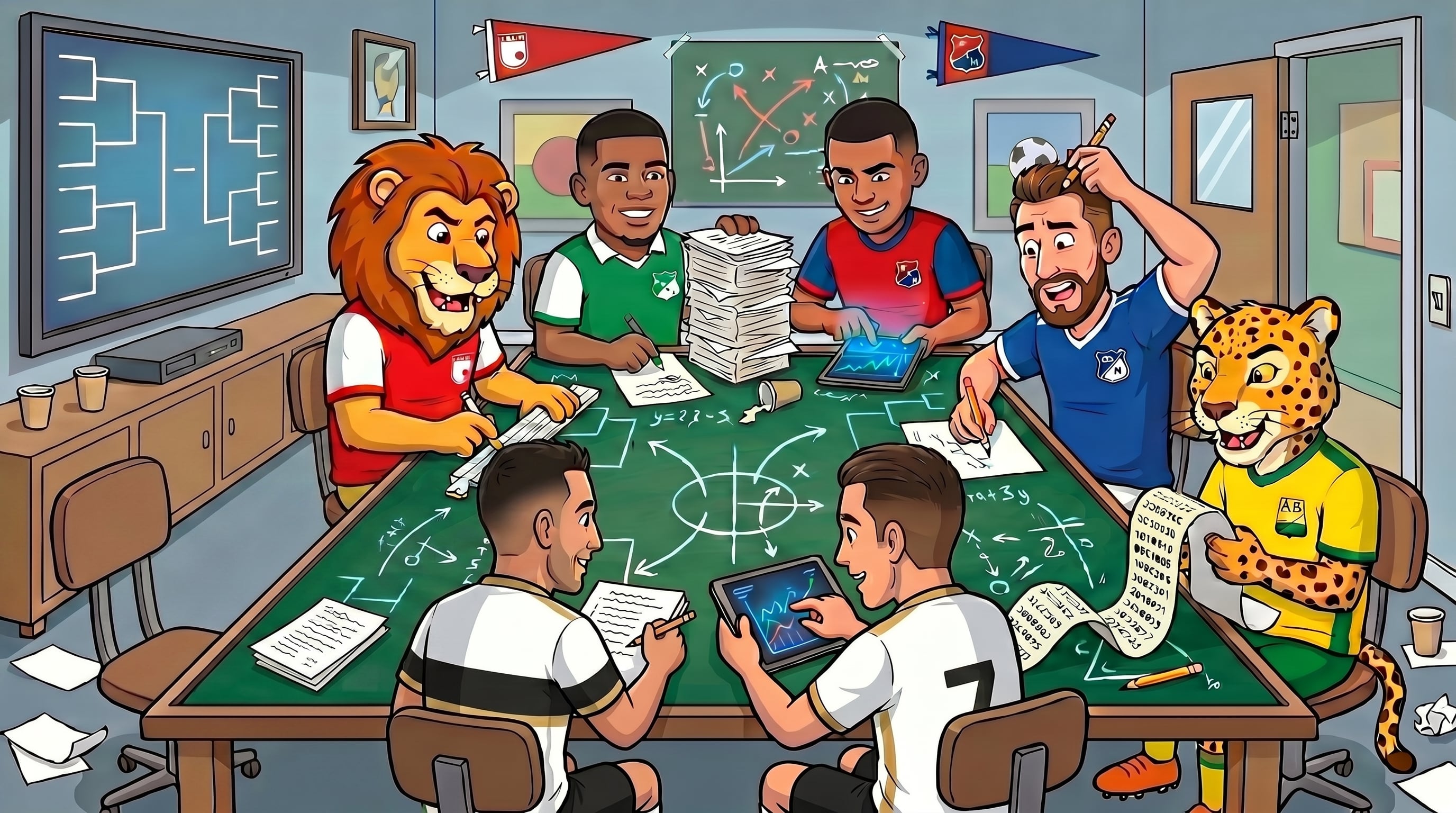 Seis equipos se juegan seguir con vida en la Liga BetPlay en la última fecha del campeonato - crédito Imagen Ilustrativa Infobae