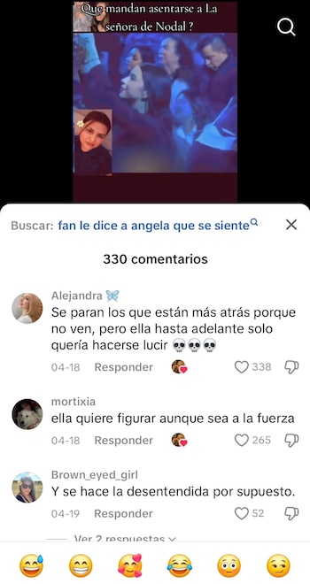 El hecho, captado por otros