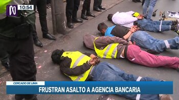 PNP frustra asalto y captura