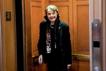La senadora estadounidense Dianne Feinstein