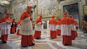 Ingreso al Cónclave el lunes