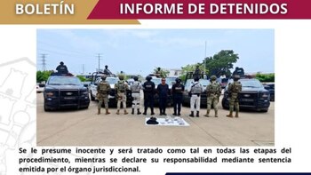 El elemento fue puesto bajo