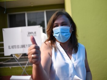 Rocío Nahle promocionó a Morena