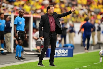 Néstor Lorenzo explicó en rueda de prensa los aspectos físicos que debe mejorar la selección Colombia de cara al Mundial 2026-crédito Daniel Bartel/USA TODAY Sports