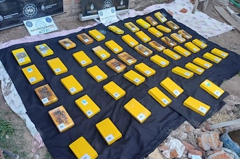 Los 52 kilos de cocaína encontrados por la policía y atribuídos a Ariel Suppa