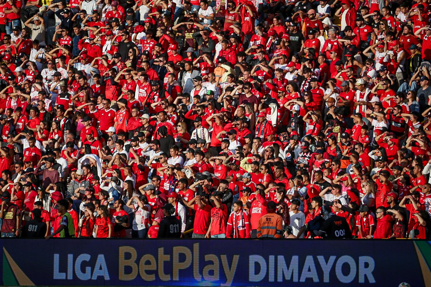 Más de 20.000 hinchas del América llegaron al estadio El Campín para el partido contra La Equidad - crédito Cristian Bayona/Colprensa