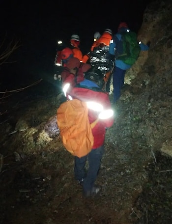 Protección Civil, el Hospital de Junín de los Andes y el ICE del Parque Nacional Lanín participaron del operativo de rescate en Neuquén