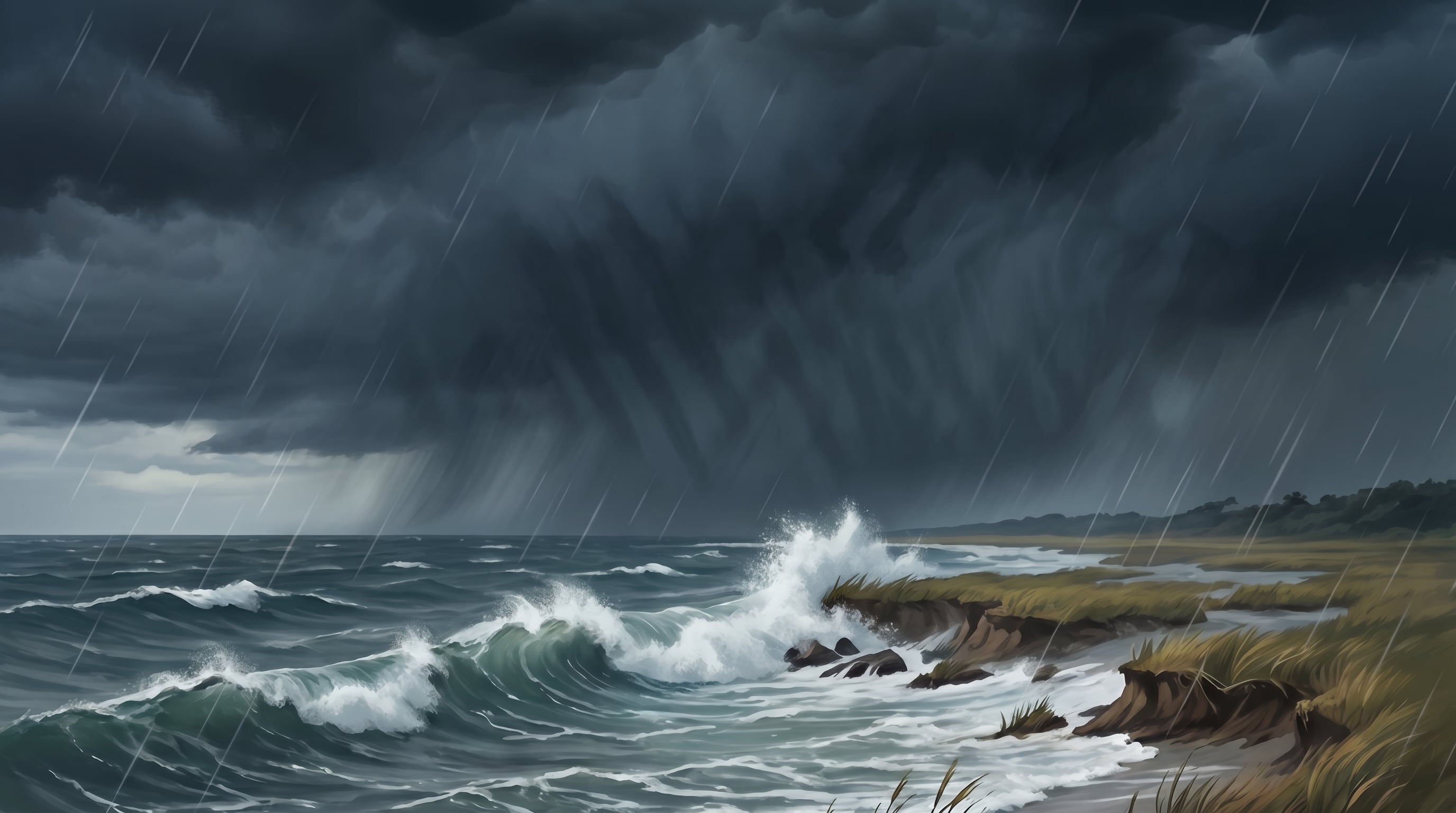 La investigación logró por primera vez atribuir la pérdida de humedales mareales a tormentas específicas y no solo a factores crónicos (Imagen Ilustrativa Infobae)