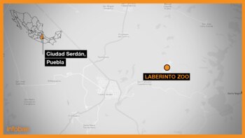 Ubicación del laberinto Zoo. Infobae